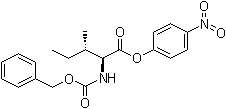 structure of CAS# 2130-99-6, N-Carbobenzoxy-L-isoleucine 4-nitrophenyl ester