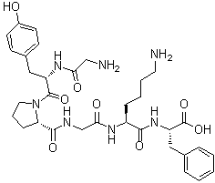 CAS 登录号：213018-42-9, 甘氨酰-L-酪氨酰-L-脯氨酰甘氨酰-L-赖氨酰-L-苯丙氨酸