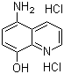 structure of CAS# 21302-43-2, 5-Amino-8-quinolinol dihydrochloride