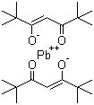 structure of CAS# 21319-43-7, 双(2,2,6,6,-四甲基-3,5-庚二酮酸)铅