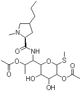 CAS 登录号：2132-62-9, 林可霉素 2,7-二乙酸酯