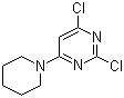 structure of CAS# 213201-98-0, 2,4-二氯-6-(1-哌啶基)嘧啶