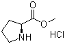 CAS # 2133-40-6, Methyl L-prolinate hydrochloride, L-Proline methyl ester hydrochloride