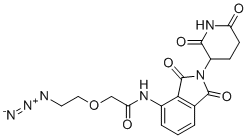 Pomalidomide-PEG1-azide molecular structure (CAS 2133360-04-8)
