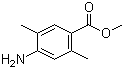 structure of CAS# 21339-74-2, 4-Amino-2,5-dimethylbenzoic acid methyl ester