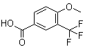 structure of CAS# 213598-09-5, 4-甲氧基-3-三氟甲基苯甲酸