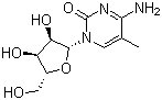 structure of CAS# 2140-61-6, 5-甲基胞苷