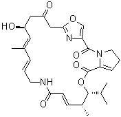 structure of CAS# 21411-53-0, Vernamycin A