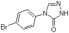 structure of CAS# 214117-50-7, 4-(4-溴苯基)-2,4-二氢-3H-1,2,4-三唑-3-酮