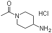 structure of CAS# 214147-48-5, 1-Acetylpiperidin-4-amine hydrochloride