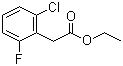 structure of CAS# 214262-85-8, 2-氯-6-氟苯乙酸乙酯