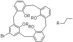 CAS 登录号：214399-70-9, 5-溴-25,26,27,28-四丙氧基杯[4]芳烃