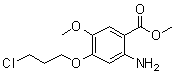 structure of CAS# 214470-59-4, 2-氨基-4-(3-氯丙氧基)-5-甲氧基苯甲酸甲酯