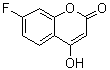 structure of CAS# 2145-27-9, 7-氟-4-羟基-2H-1-苯并吡喃-2-酮