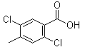 structure of CAS# 21460-88-8, 2,5-二氯-4-甲基苯甲酸