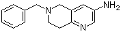 structure of CAS# 214699-26-0, 5,6,7,8-四氢-6-(苯基甲基)-1,6-萘啶-3-胺