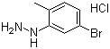 structure of CAS# 214915-80-7, 5-溴-2-甲基苯肼盐酸盐