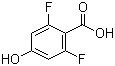 structure of CAS# 214917-68-7, 2,6-二氟-4-羟基苯甲酸