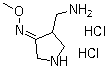 CAS 登录号：215229-16-6, 4-(氨基甲基)-3-吡咯烷酮 O-甲基肟盐酸盐