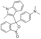 CAS # 21528-30-3, 3-(4-Dimethylamino-phenyl)-3-(1,2-dimethyl-1H-indol-3-yl)-3H-isobenzofuran-1-one