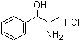 CAS # 2153-98-2, Norpseudoephedrine hydrochloride, Cathine hydrochloride, threo-2-Amino-1-hydroxy-1-phenyl propane hydrochloride, S,S-Norpseudoephedrine hydrochloride