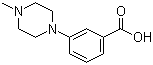 structure of CAS# 215309-01-6, 3-(4-甲基-1-哌嗪)苯甲酸