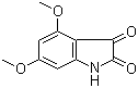 structure of CAS# 21544-81-0, 4,6-Dimethoxy-2,3-dioxoindoline