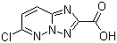 structure of CAS# 215530-62-4, 6-氯-[1,2,4]三唑并[1,5-b]哒嗪-2-羧酸
