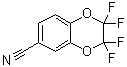 structure of CAS# 215732-94-8, 6-Cyano-2,2,3,3-tetrafluoro-1,4-benzodioxane