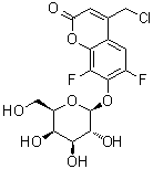 CAS 登录号：215868-46-5, 4-(氯甲基)-6,8-二氟-7-(beta-D-吡喃半乳糖基氧基)-2H-1-苯并吡喃-2-酮