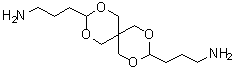 2,4,8,10-Tetraoxaspiro[5.5]undecane-3,9-bis(propylamine) molecular structure (CAS 21587-74-6)