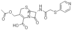 structure of CAS# 21593-23-7, 头孢匹林