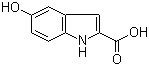 structure of CAS# 21598-06-1, 5-羟基吲哚-2-甲酸
