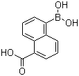 structure of CAS# 216060-11-6, 5-硼酸基-1-萘甲酸