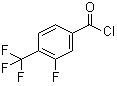 3-Fluoro-4-trifluoromethylbenzoyl chloride molecular structure (CAS 216144-68-2)