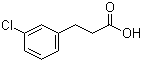 structure of CAS# 21640-48-2, 3-(3-氯苯基)丙酸