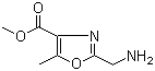 CAS # 216480-94-3, 2-(Aminomethyl)-5-methyl-4-oxazolecarboxylic acid methyl ester
