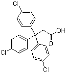 CAS 登录号：2168-06-1, 3,3,3-三对氯苯丙酸