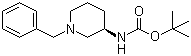 structure of CAS# 216854-24-9, (R)-1-Benzyl-3-N-Boc-aminopiperidine