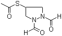 CAS 登录号：216854-55-6, 硫代乙酸 S-(1,2-二甲酰基-4-吡唑烷基)酯