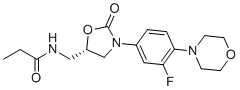 CAS # 216869-17-9, Levothyroxine Impurity 08, N-[3-(3-Fluoro-4-morpholin-4-yl-phenyl)-2-oxo-oxaZolidin-(5S)-ylmethyl]-propionamide