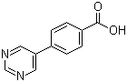 structure of CAS# 216959-91-0, 4-(嘧啶-5-基)苯甲酸
