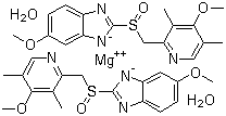CAS 登录号：217087-10-0, (S)-奥美拉唑镁二水合物