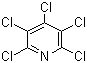 CAS 登录号：2176-62-7, 五氯吡啶
