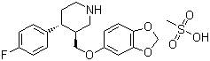CAS 登录号：217797-14-3, 帕罗西汀甲磺酸盐