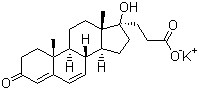 CAS 登录号：2181-04-6, 坎利酸钾