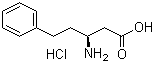 structure of CAS# 218278-62-7, (S)-3-氨基-5-苯基戊酸盐酸盐
