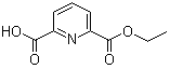 CAS # 21855-16-3, 2,6-Pyridinedicarboxylic acid monoethyl ester, Methyl dipicolinate, 6-Ethoxycarbonyl-2-pyridinecarboxylic acid