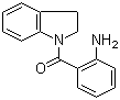 structure of CAS# 21859-87-0, (2-氨基苯基)(2,3-二氢-1H-吲哚-1-基)甲酮