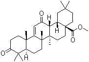 structure of CAS# 218600-50-1, 3,12-Dioxoolean-9(11)-en-28-oic acid methyl ester